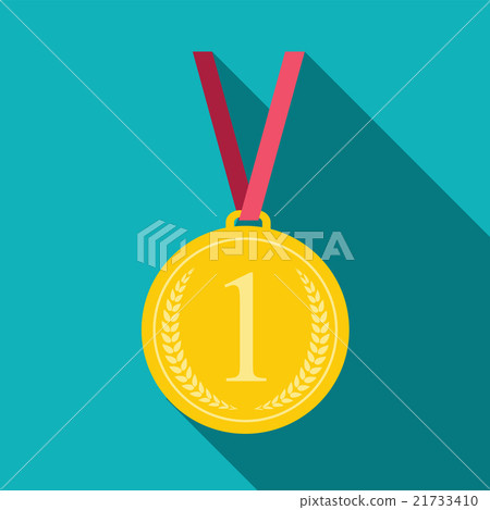 Art Flat Medal Icon for Web. Medal icon app. Medal Art Flat Medal Icon for Web. Medal icon app. Medal 21733410
