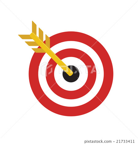 Target Flat Concept Icon Vector Illustration Target Flat Concept Icon Vector Illustration 21733411