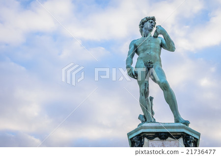 David statue at Piazzale Michelangelo Square 21736477