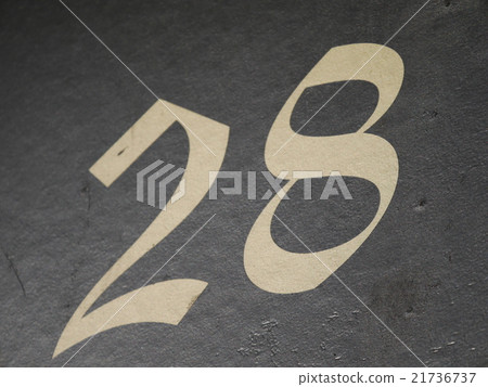 Signs of number 28 21736737