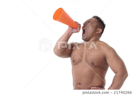 男人熱血支持形象 21740266
