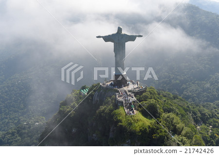 Aerial view of the hill of Corcovado 21742426