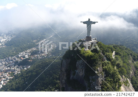 Aerial view of the hill of Corcovado 21742427