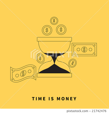 Time is Money Concept 21742476
