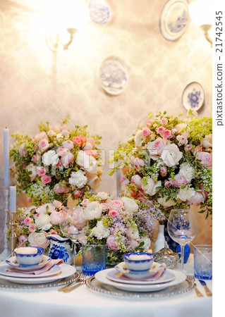 Table set for an event party 21742545