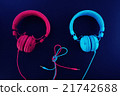 Two headphones - one heart.  21742688