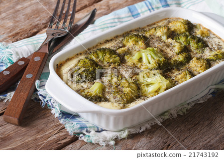 Broccoli casserole with eggs and spices Broccoli casserole with eggs and spices 21743192