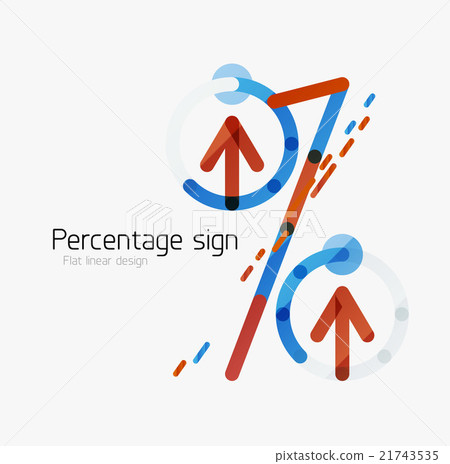 Percentage sign background 21743535