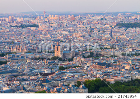 Birdeye view of Paris Birdeye view of Paris 21743954