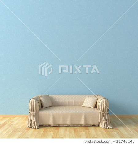 3D Illustration of a Sofa 3D Illustration of a Sofa 21745143