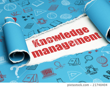 Learning concept: red text Knowledge Management Learning concept: red text Knowledge Management 21748404