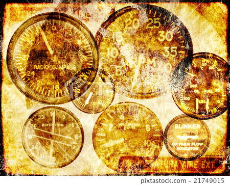 Grunge background with retro indicators Grunge background with retro indicators 21749015