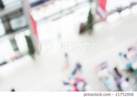 Abstract blur shopping mall interior 21752006