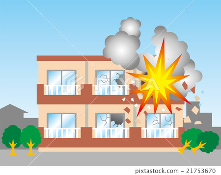 Explosion accident at apartment apartment 21753670
