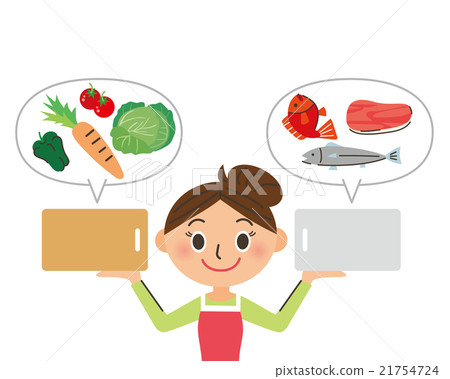 Cutting board and ingredients 21754724