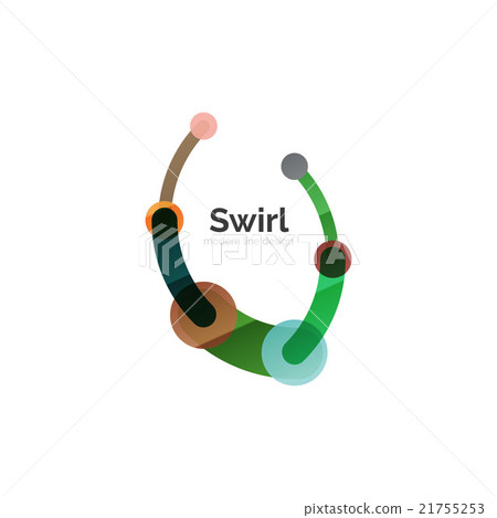 Vector swirl circle logo Vector swirl circle logo 21755253