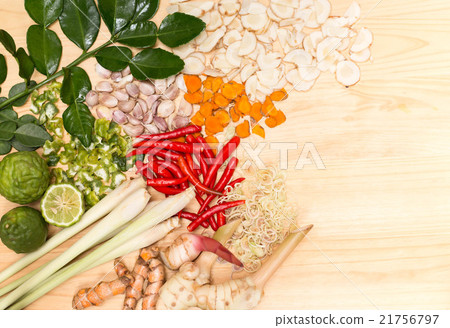 Thai Herb ingredient of Traditional Thai food Thai Herb ingredient of Traditional Thai food 21756797