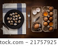 quail eggs flat lay still life rustic food stylish 21757925