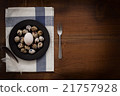 poultry eggs flat lay still life rustic food  21757928