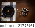 quail eggs flat lay still life rustic food stylish 21757961
