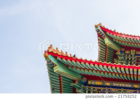 Roof of Leng Noei Yi 2 temple Roof of Leng Noei Yi 2 temple 21758252