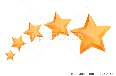 Five 3d gold stars premium. The best reward 21759038