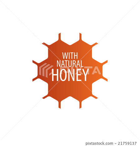 圖庫插圖: vector honey logo