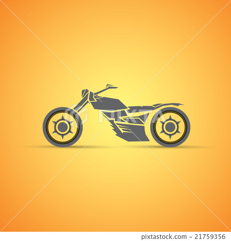 motorcycle label, badge. abstract motorcycle 21759356
