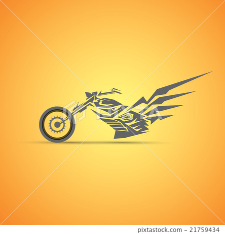 motorcycle label, badge. abstract motorcycle 21759434