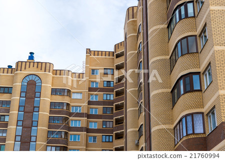 modern multi-storey residential building brick 21760994
