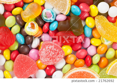 Colorful candies, jelly and marmalade 21762692