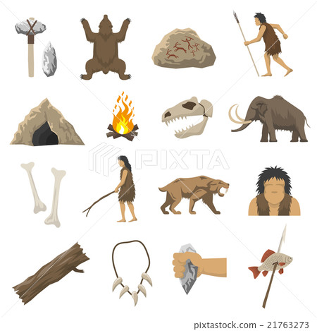 Stone Age Icons 21763273