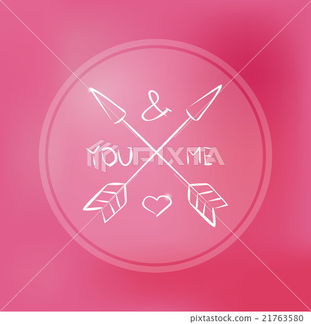 Quote typographical design you and me love Quote typographical design you and me love 21763580