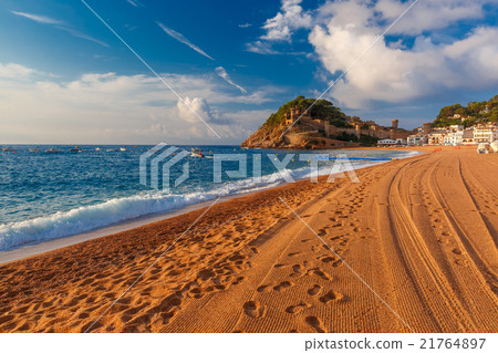 Tossa de Mar on the Costa Brava, Catalunya, Spain Tossa de Mar on the Costa Brava, Catalunya, Spain 21764897