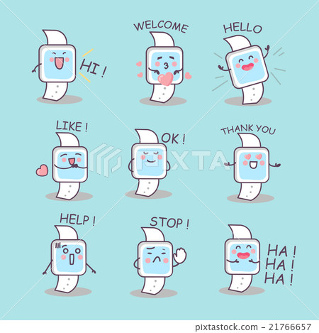 cute cartoon tooth set 21766657