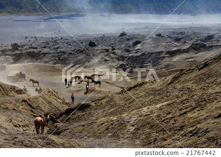 Volcano Mount view from Kintamani, Bali, Indonesia 21767442
