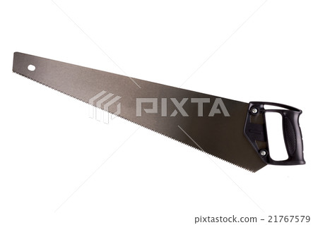 Hand saw isolated on white background 21767579