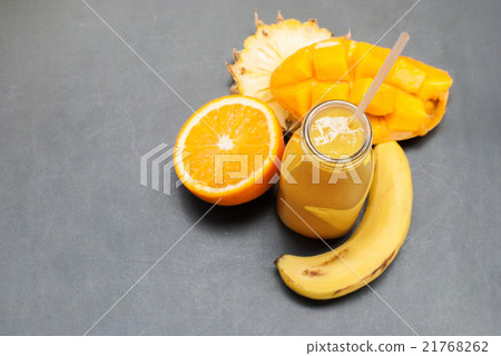 Smoothie Fruits Orange Banana Mango Pine apple Smoothie Fruits Orange Banana Mango Pine apple 21768262