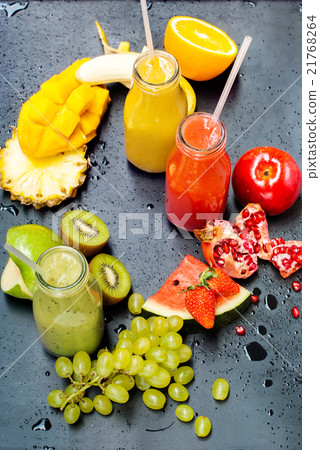 Color Fresh Juices Smoothie Healthy Beverage 21768264