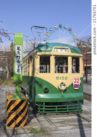 Blue sky and Toden Denki type 6000 (Mr. 21768701