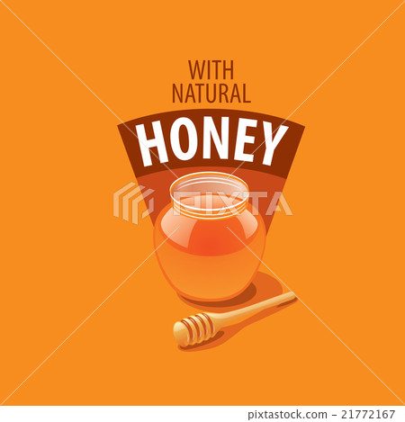 插圖素材: vector honey logo