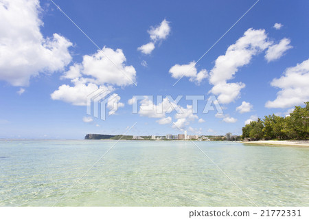 Scenery of Guam Tumon Bay 21772331