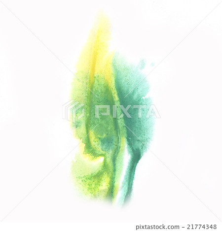 ink splatter yellow green watercolour dye liquid 21774348