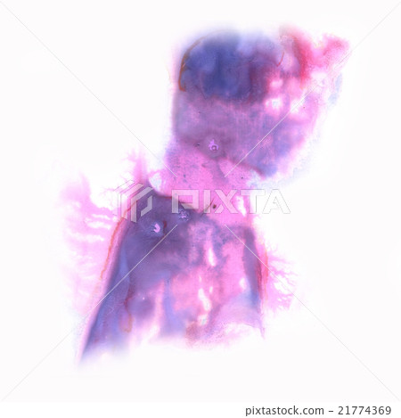 macro spot  blotch pink blue texture isolated on a 21774369
