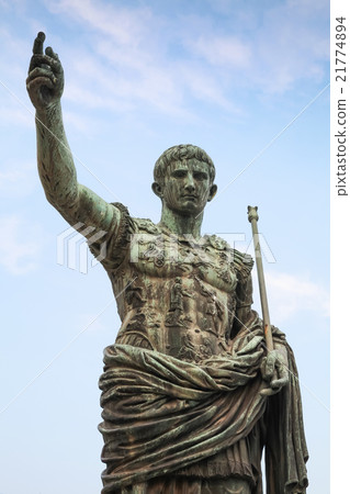 Caesar Augustus, ancient statue in Rome, Italy 21774894
