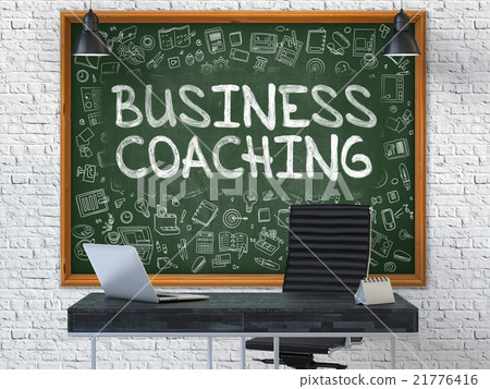 Business Coaching Concept. Doodle Icons on Business Coaching Concept. Doodle Icons on 21776416