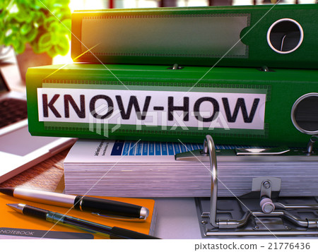 Green Ring Binder with Inscription Know-How. Green Ring Binder with Inscription Know-How. 21776436