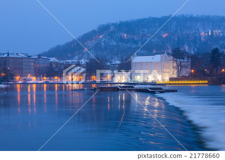 Czech Republic of Prague's Old Town from the other side Czech Republic of Prague's Old Town from the other side 21778660