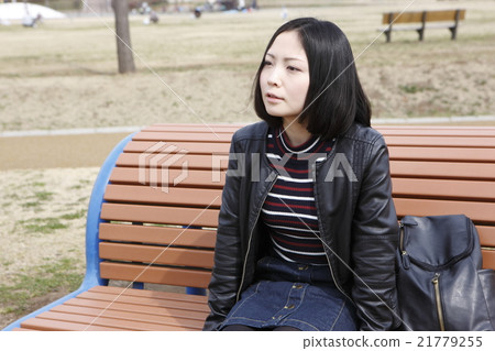 A young lady with a meeting image 21779255