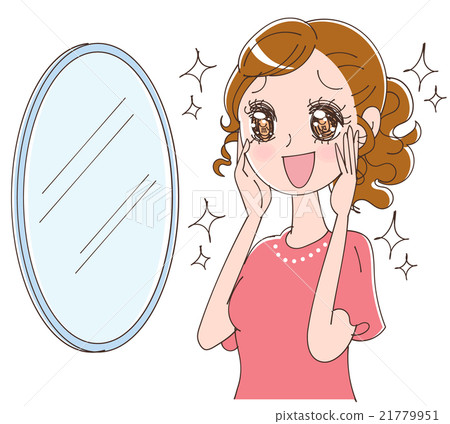 Illustration of a beautiful skin of the skin 21779951